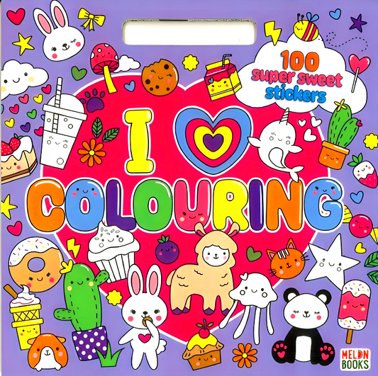 I Love Colouring Giant Colouring Pad