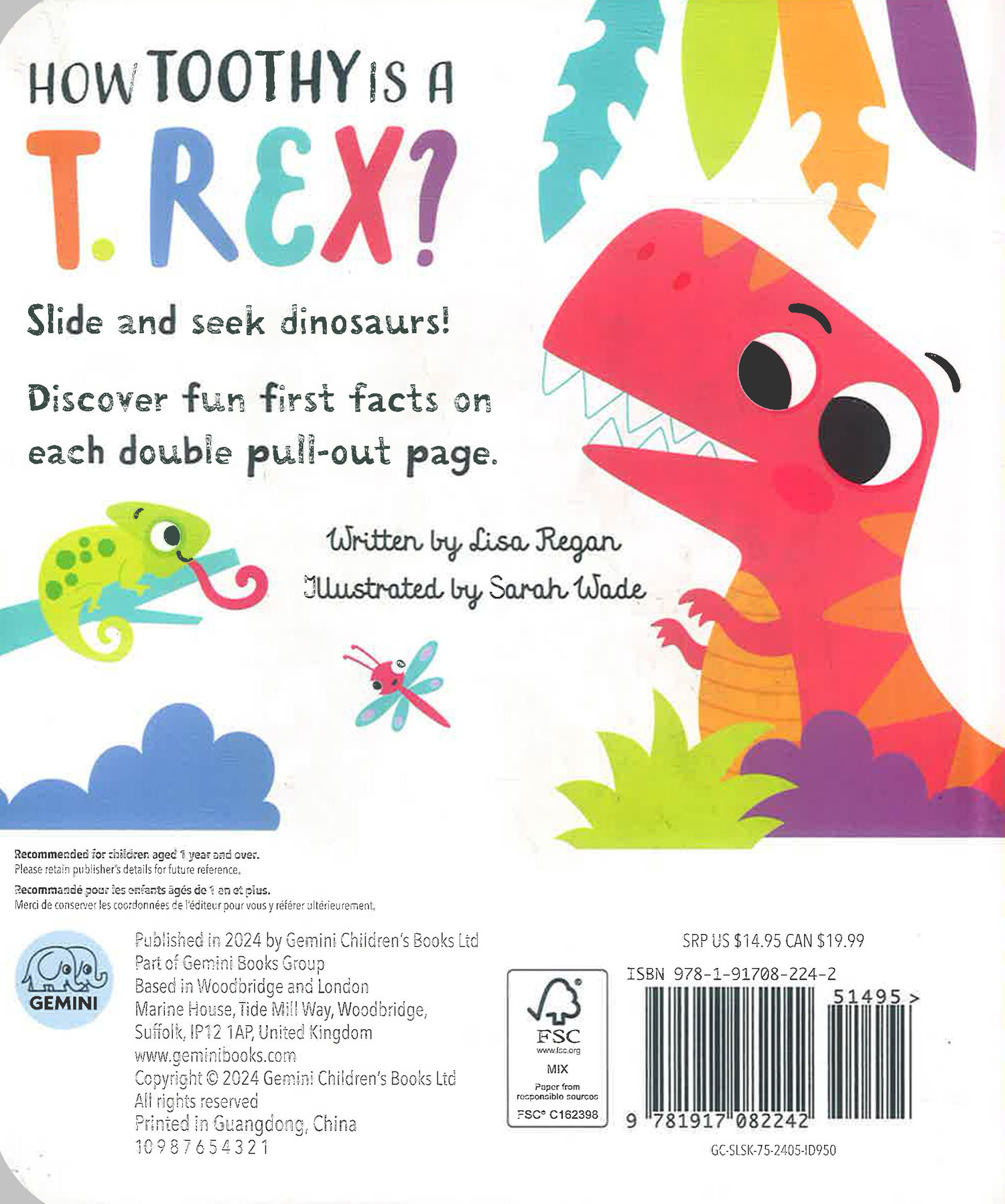 How Toothy Is A T. Rex? (Slide And Seek) by Lisa Regan – book cover