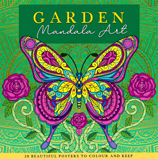 Mandala Art: Garden Colouring