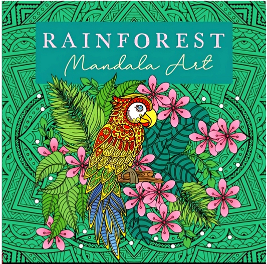 Mandala Art: Rainforest Colouring
