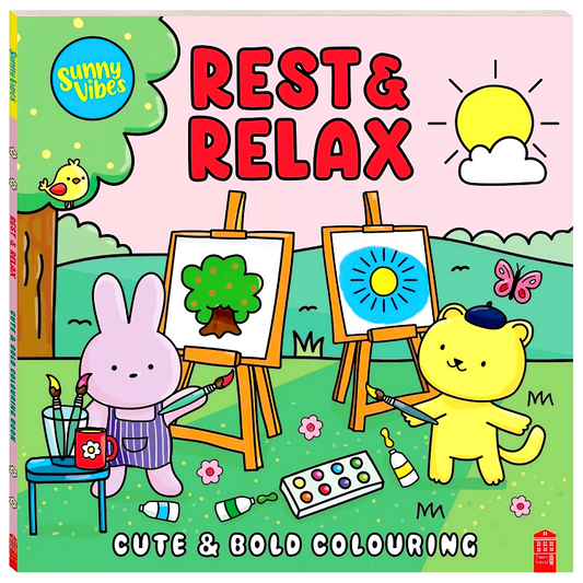 Sunny Vibes Colouring: Rest & Relax