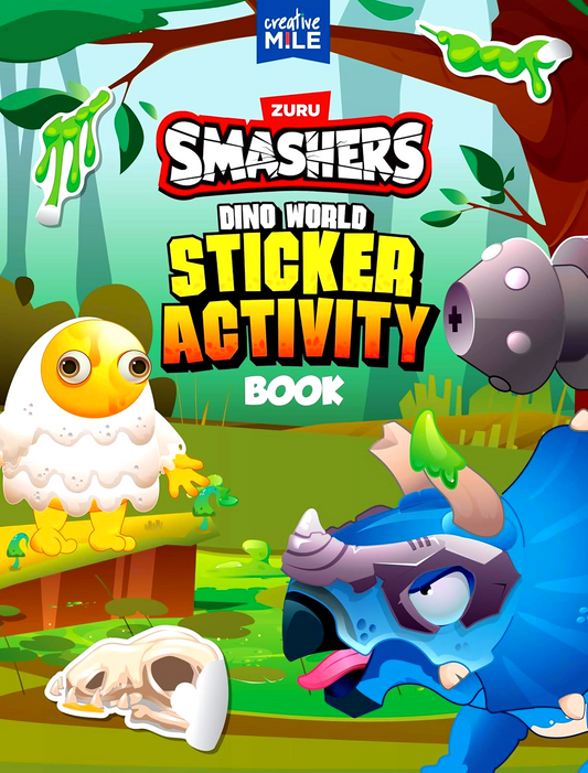 Smashers Dino World Sticker And Activity Book