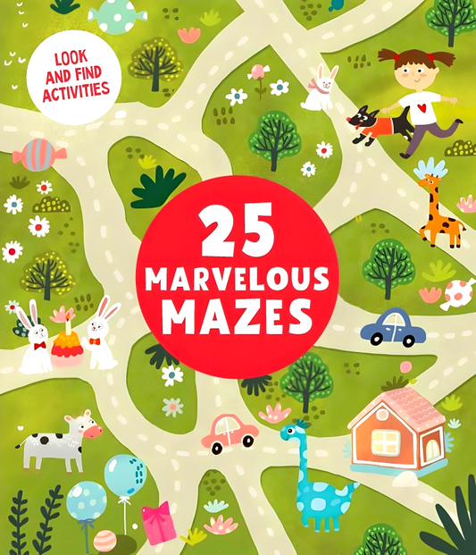 25 Marvelous Mazes: Level 1 (Clever Mazes)