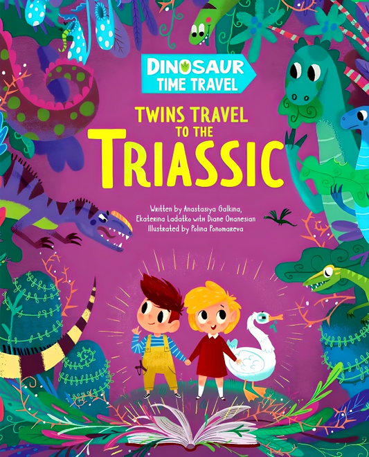 Twins Travel To The Triassic (Dinosaur Time Travel)