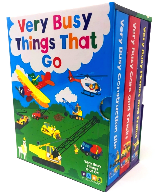 Very Busy Things That Go (3 Book Set)