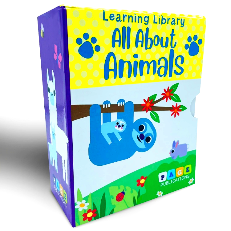 Library Animals Book Learning Library All About Animals (4 Book Set) – BookXcess