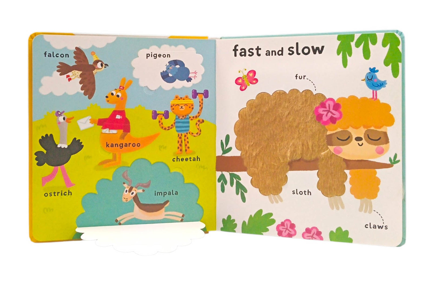 My First 100 Words Touch & Feel With Flaps - Wild Animals by Little Genius Books – book cover