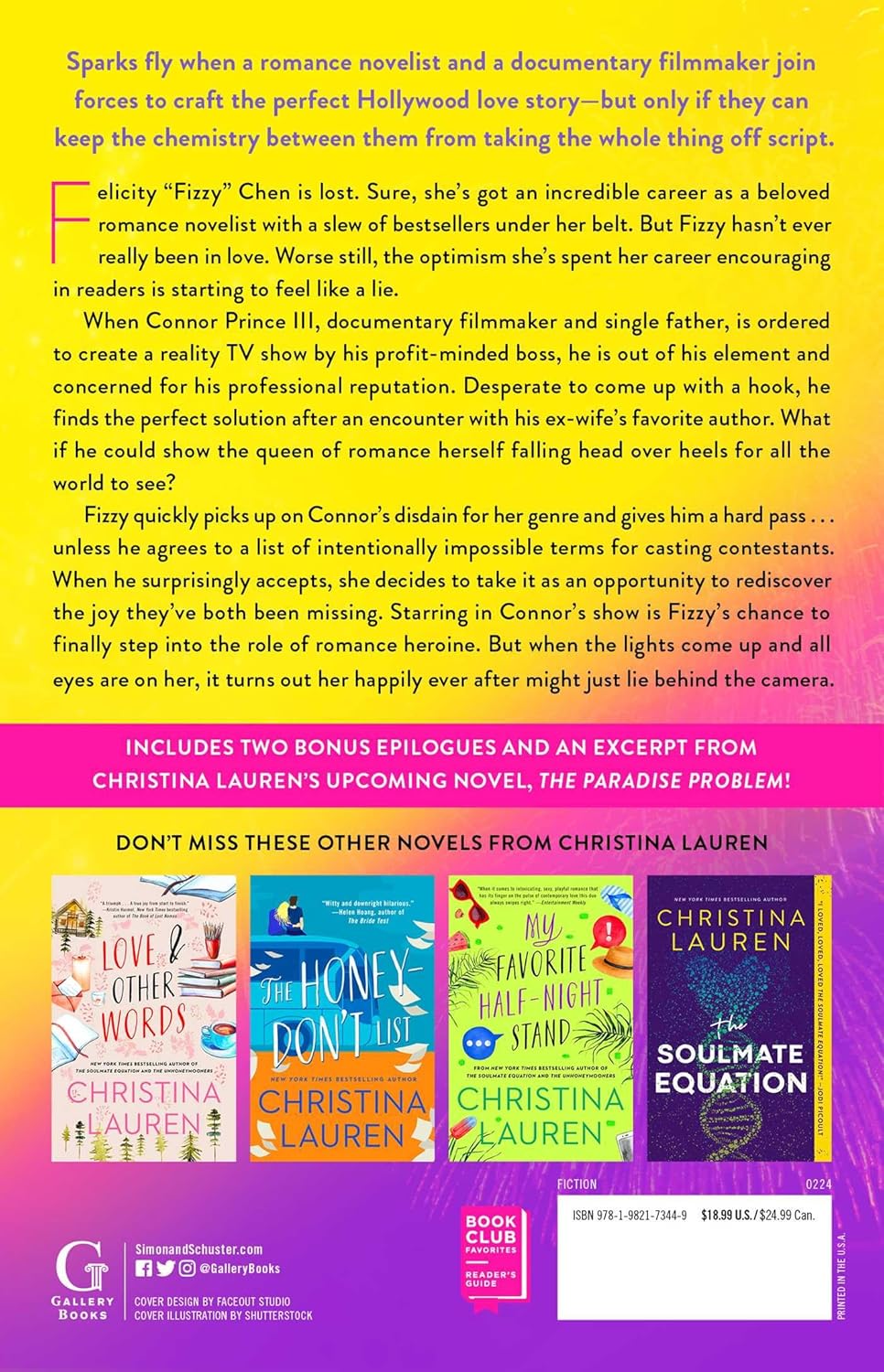 The True Love Experiment by Christina Lauren – book cover