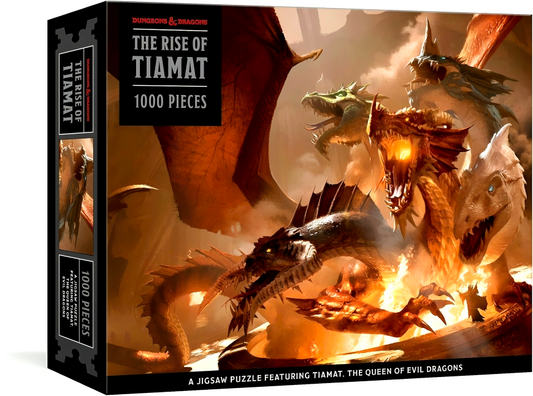 The Rise Of Tiamat Dragon Puzzle (Dungeons & Dragons): 1000-Piece Jigsaw Puzzle