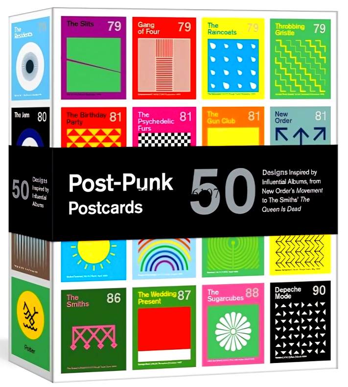Post Punk Paperbacks Post-Punk Postcards: 50 Designs of Influential Albums, from New Order ...