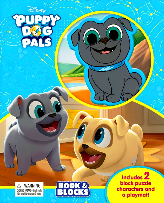 [Bargain Corner] Disney Jr. Puppy Dog Pals Book & Blocks
