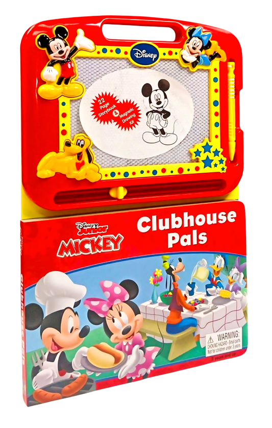 Mickey Mouse Book & Magnetic Drawing Pad