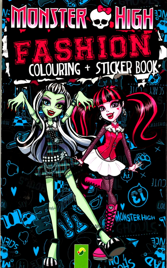 Fashion Colouring+Sticker Book