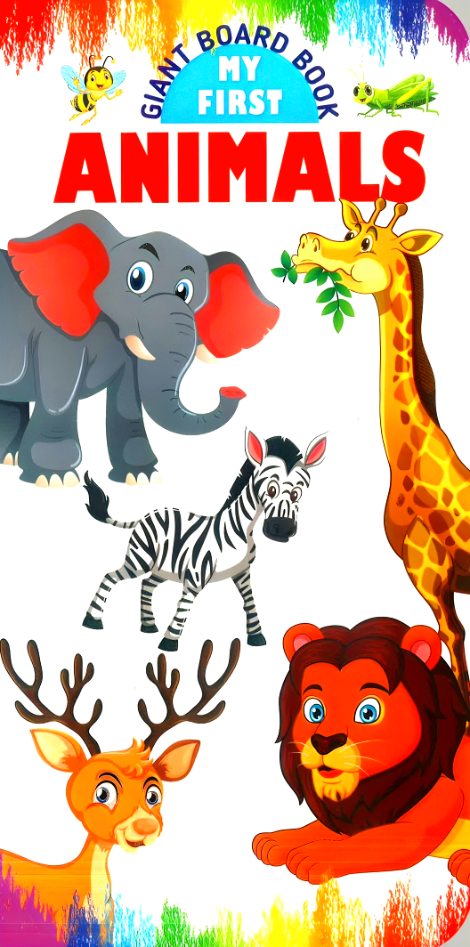 Giant Tall Board Book: My First Animals