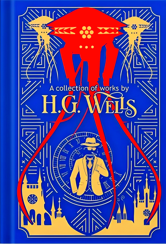 A Collection Of Works By H. G. Wells (Wilco Leather Bound)