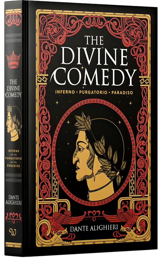The Divine Comedy: Inferno, Purgatorio, Paradiso (Leather-Bound)