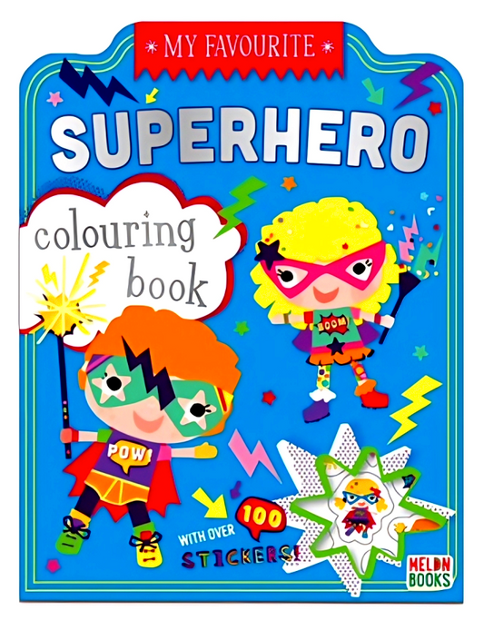 My Favourite Superhero Colouring Book