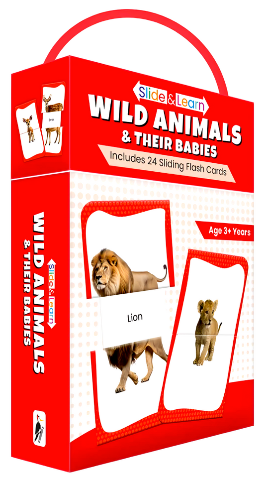 Slide & Learn: Wild Animals & Babies