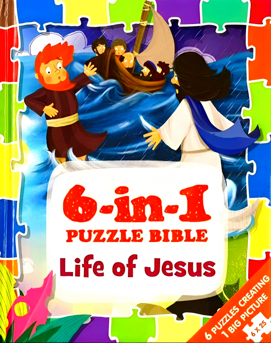 [RM2.90 Only From 27 Feb - 3 March 2024] 6-In-1 Puzzle Bible: Life Of Jesus