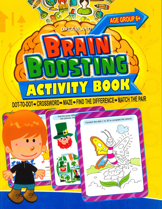 Brain Boosting Activity Book- Age 6+