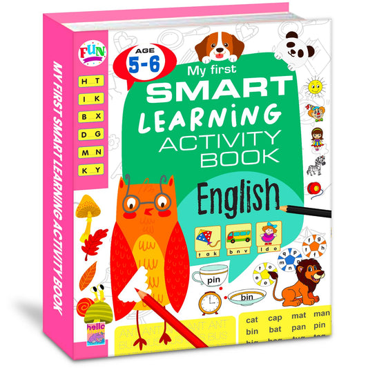 My First Smart Learning Activity Book English (5-6 Yrs)