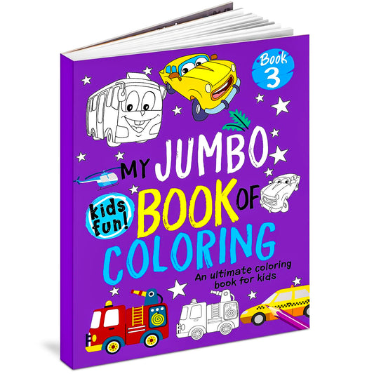 My Jumbo Book Of Coloring (Purple)