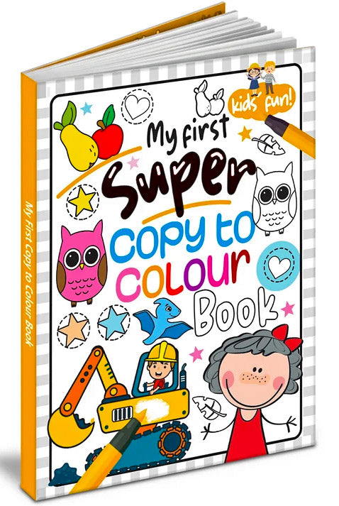 My First Super - Copy To Colour Book