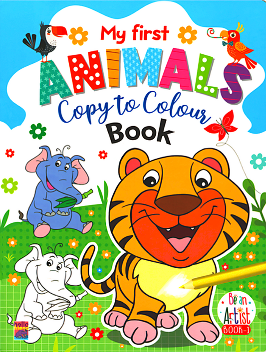 My First Animals Copy To Colour