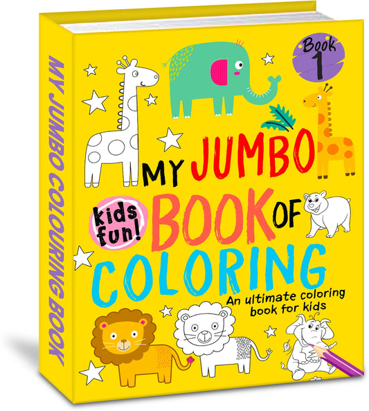 My Jumbo Book Of Coloring (Yellow)