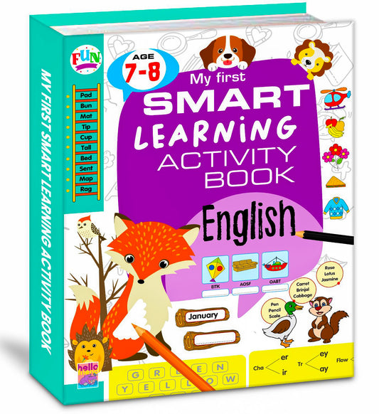 My First Smart Learning Activity Book English (7-8 Yrs)