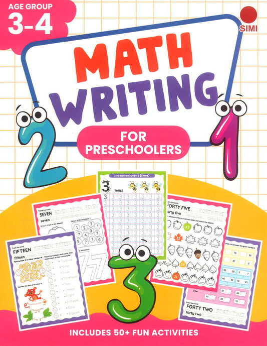 Math Writing For Preschoolers: Age 3-4