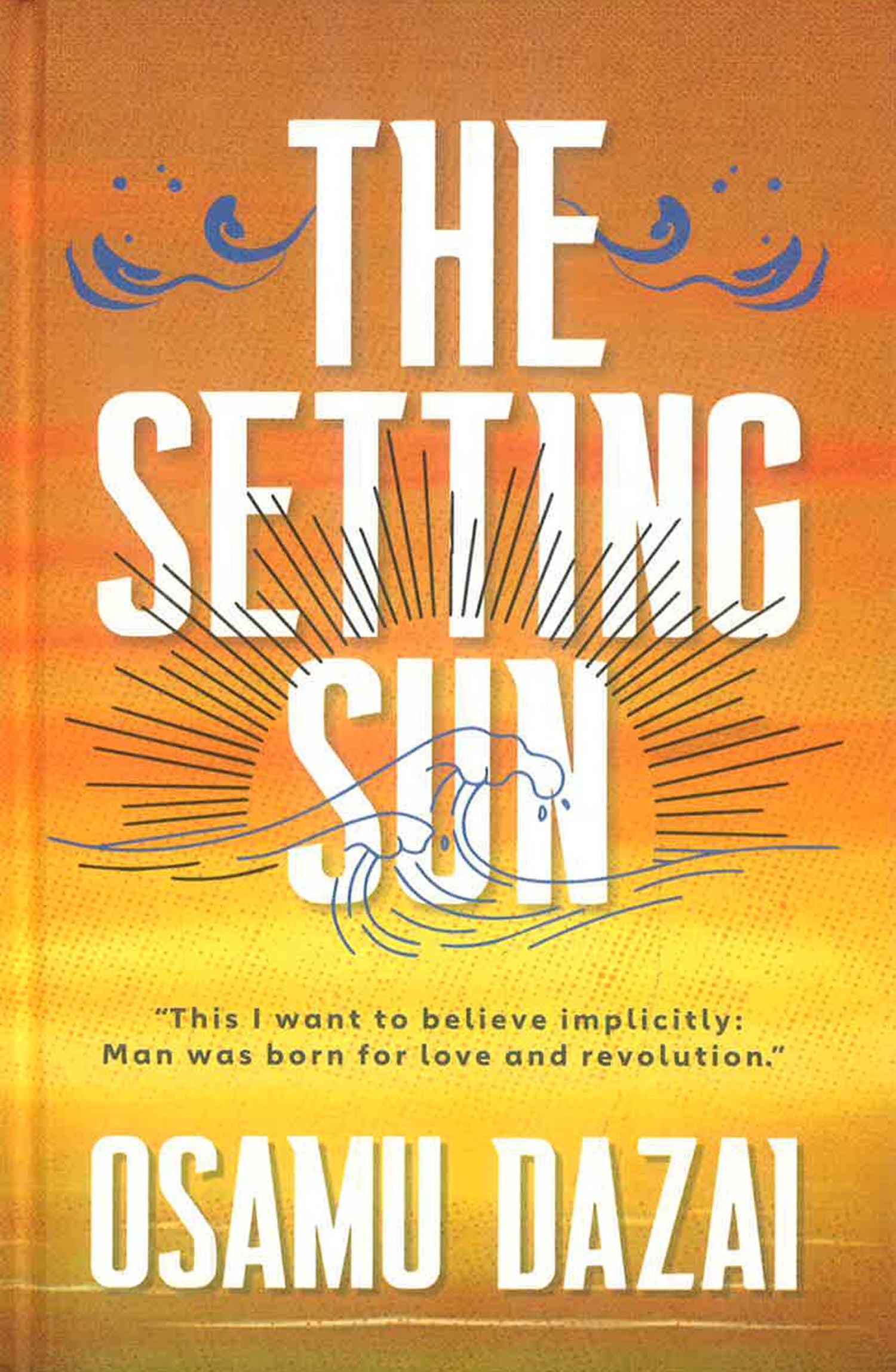 The Setting Sun (Hardcover) by Osamu Dazai – book cover
