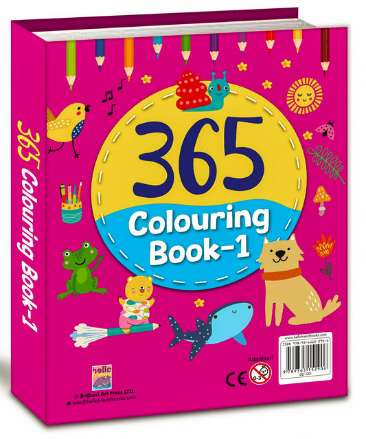 365 Colouring Book - 1 (Pink)