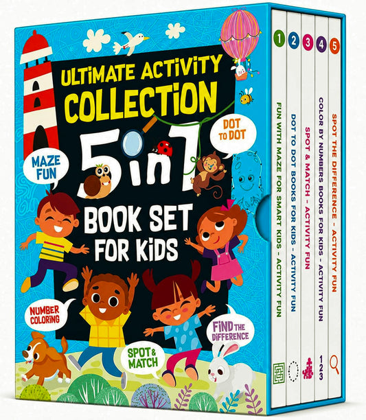 Ultimate Activity Collection 5 In 1 Books Set For Kids