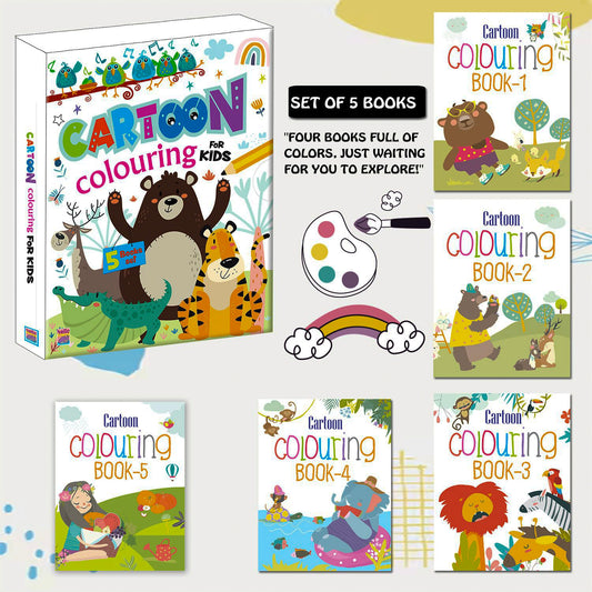 Cartoon For Kids - Set Of 5 Books