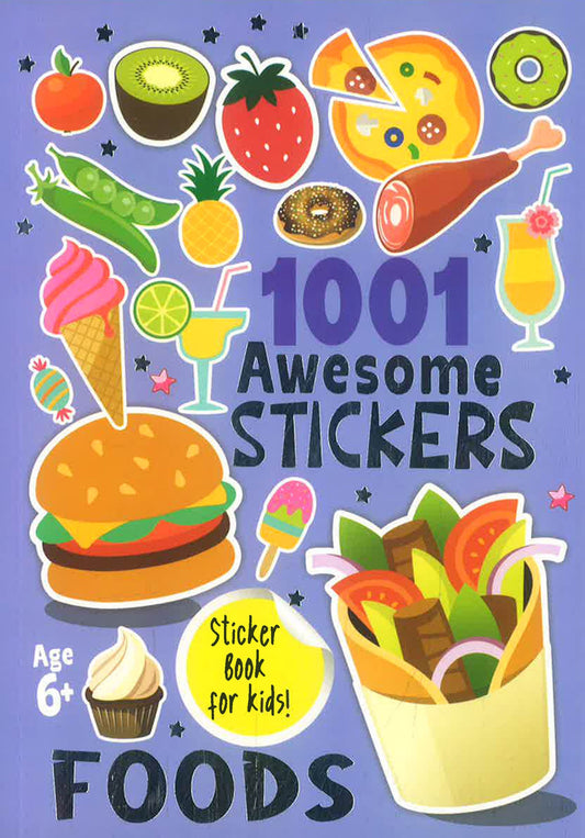 1001 Awesome Stickers Foods
