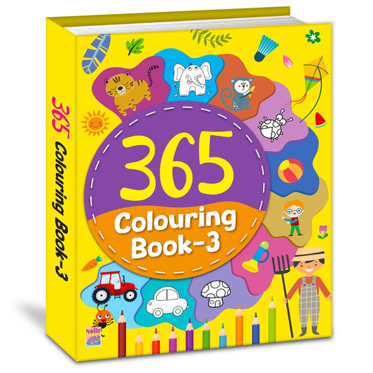 365 Colouring Book - 3 (Yellow)