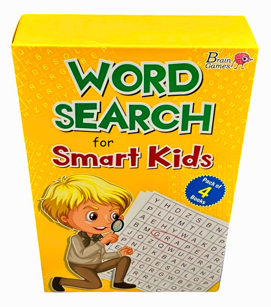 Word Search For Smart Kids (Pack Of 4)