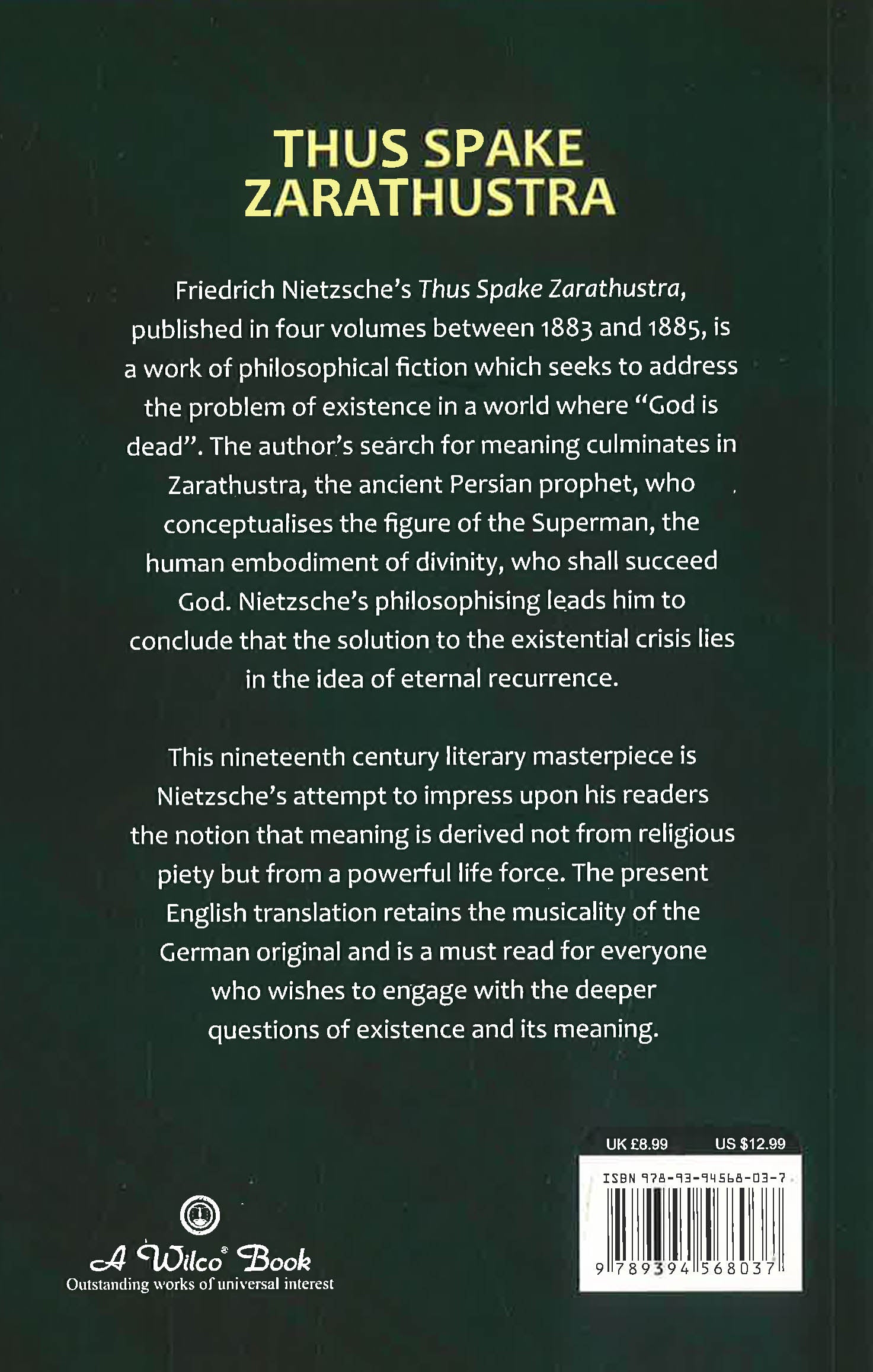 Thus Spake Thus Spake Zarathustra – BookXcess