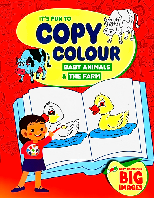 It's Fun To Copy Colour - Baby Animals & The Farm