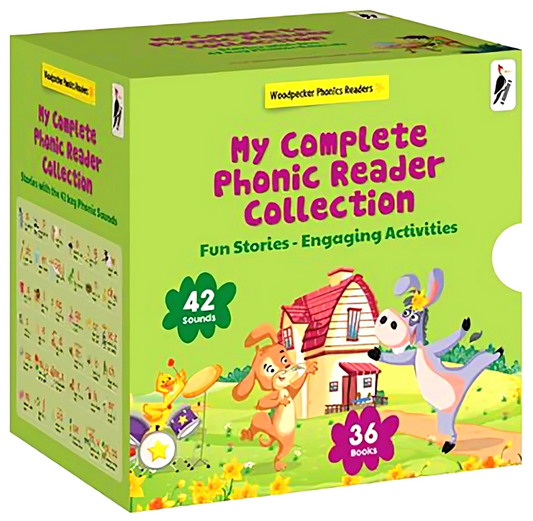 Woodpecker Phonics Readers: My Complete Phonics Reader Collection (36 Books)