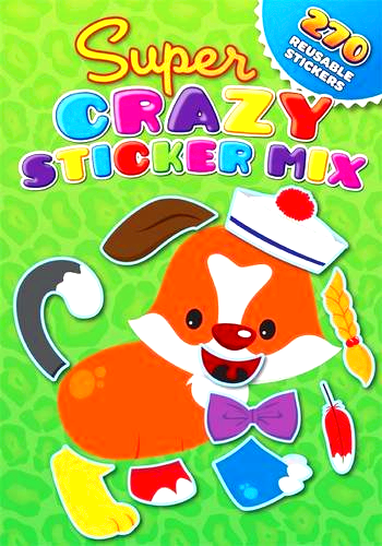 Super Crazy Sticker Mix (Green)
