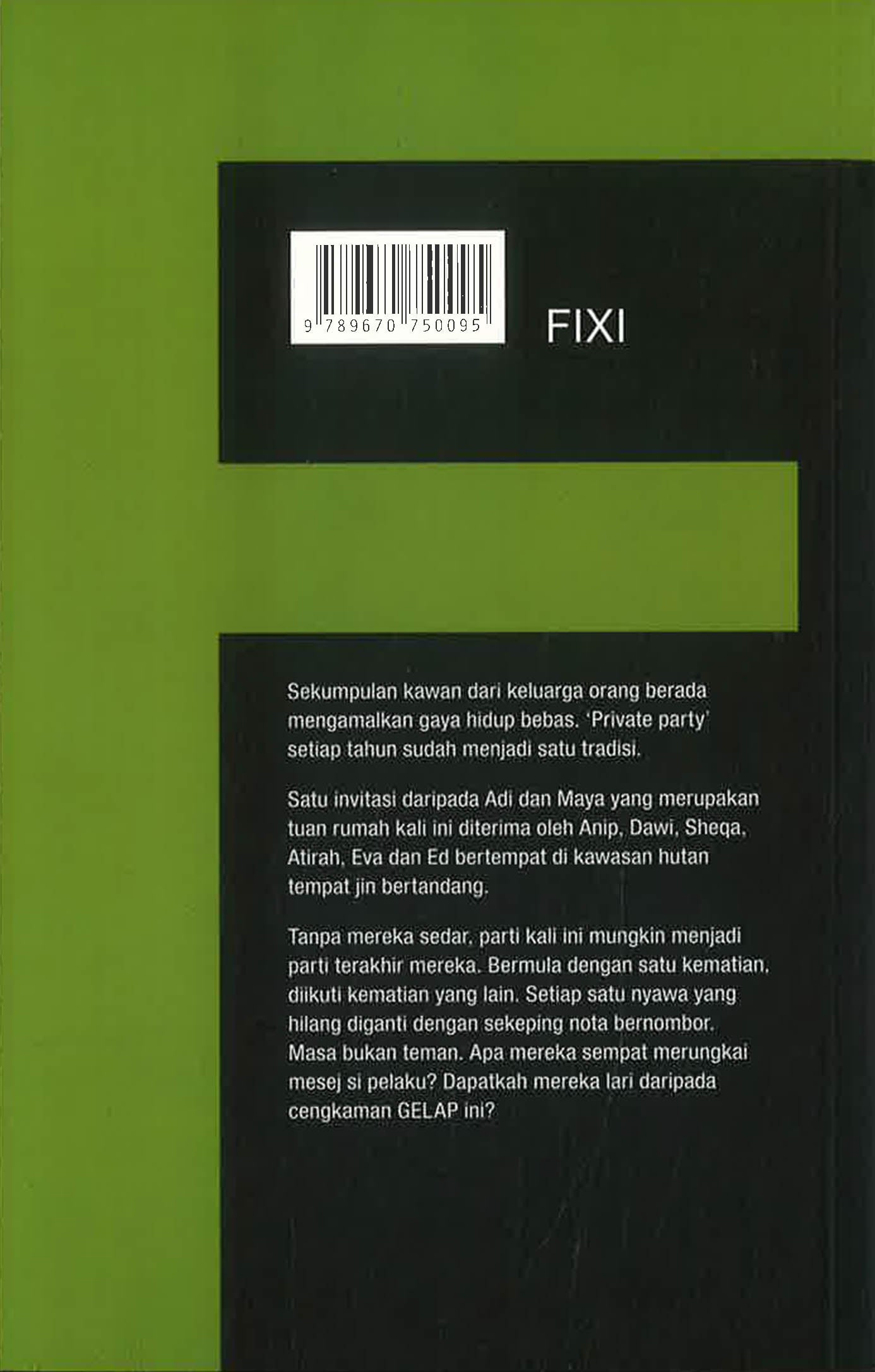 Gelap by ARIFF ADLY – book cover