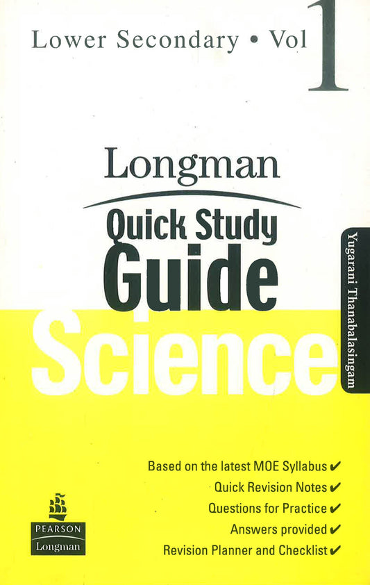 Longman Quick Study Guide: Science Lower Secondary