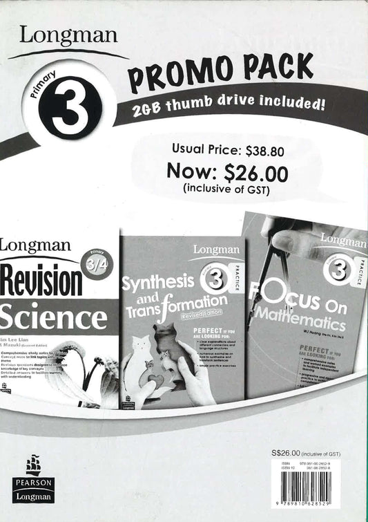 Longman Primary 3 Promo Pack 2Gb Thumb Drive Inclu