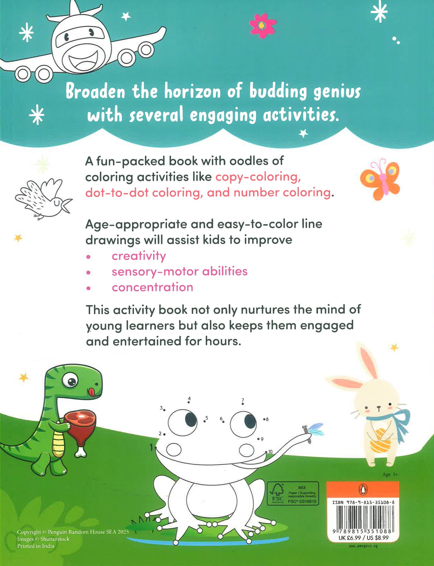 Fun With Activities: Crayon Coloring by Penguin – book cover