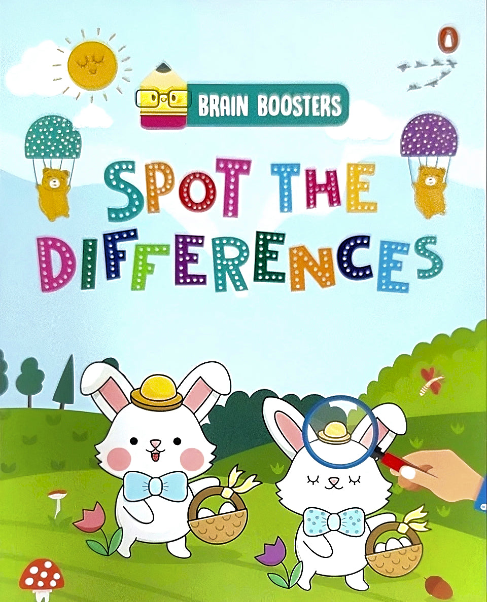 Brain Boosters: Spot The Differences by Penguin Books – book cover