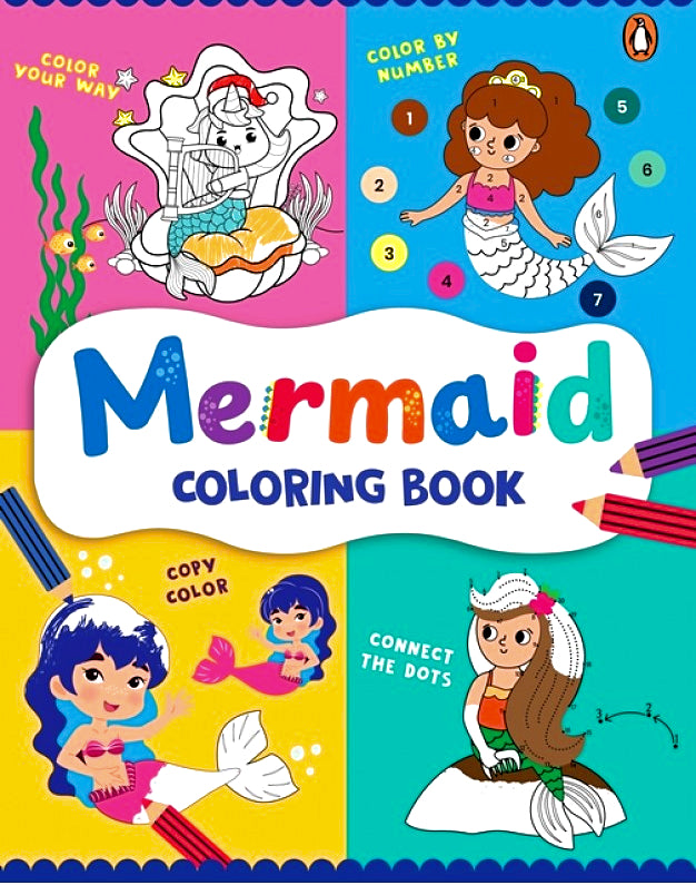 Kids Coloring Book: Mermaid by Penguin Books – book cover