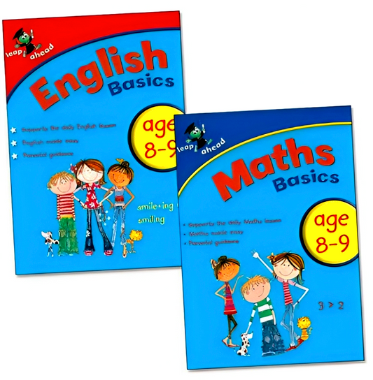 Leap Ahead Basics Pack: English and Maths (Ages 8-9)