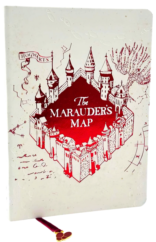 Harry Potter: Marauder's Map Journal With Ribbon Charm